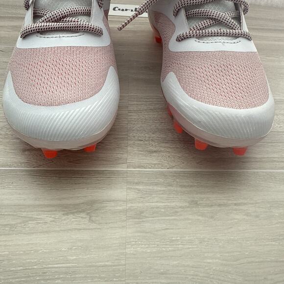 Under Armour Command MC Mid Lacrosse Cleat Men's Size 11.5 Mid Red White NEW - Picture 6 of 14